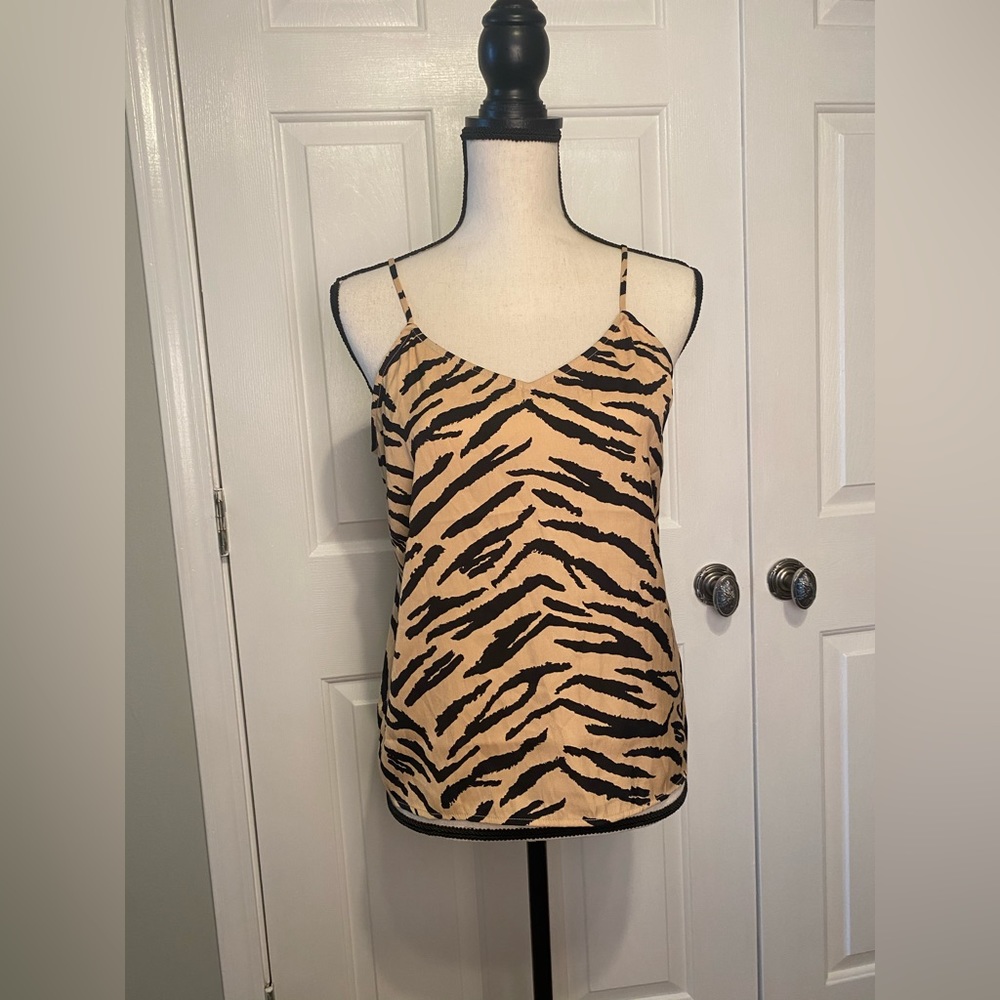Animal print tank top